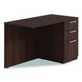 Office Desks & Workstations | Alera AE1NZK-R2448UF HRG 48 in. x 24 in. x 29 in. Seville Series Right Desk Return with Pedestal - Mahogany image number 0