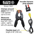 Clamp Meters | Klein Tools 69140 K-Type Temperature Pipe Clamp image number 1