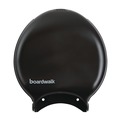 Paper Towels and Napkins | Boardwalk R2000BKBW 11 in. x 6.25 in. x 12.25 in. Single Jumbo Toilet Tissue Dispenser - Black image number 0