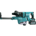 Rotary Hammers | Makita GRH07M1W 40V max XGT Brushless Lithium-Ion 1-1/8 in. Cordless AFT/AWS Capable Accepts SDS-PLUS Bits AVT D-Handle Rotary Hammer Kit with Dust Extractor (4 Ah) image number 1