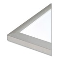 White Boards | U Brands 072U00-01 48 in. x 36 in. Magnetic Dry Erase Board - White Surface/Satin Aluminum Frame image number 1