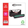 Ink & Toner | Factory Reconditioned Innovera IVRF363X Remanufactured 9,500 Page-Yield Replacement High-Yield Toner for 508X (CF363X) - Magenta image number 1