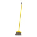 Brooms | Rubbermaid Commercial FG637500GRAY 7920014588208 46.78-in Handle Angled Large Broom - Gray/Yellow image number 0