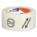 Mothers Day Sale! Save an Extra 10% off your order | Duck 242762 2.08 in. x 110 yds. 3 in. Core Folded Edge Tape - Clear (6/Pack) image number 2