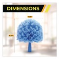 Dusters | Gritt Commercial GRI1033PK 8 in. Length Cobweb/Corner Duster Brush - Blue (3/Pack) image number 2