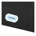 Office Jansan | Avery 47988 11 in. x 8.5 in. 40-Sheet Capacity 2-Pocket Folder - Black (25/Box) image number 3