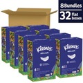 Cleaning & Janitorial Supplies | Kleenex 54316 Ultra Soft 3-Ply Facial Tissue - White (8/Carton) image number 2