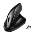 Office Electronics & Batteries | Adesso IMOUSE V30 iMouse V30 2.4 GHz/30 ft Wireless Range USB Right Hand Use TAA Adjustable Vertical Ergonomic Mouse - Black image number 1