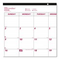  | Brownline C1731V 12-Month (Jan to Dec): 2026 22 in. x 17 in. Monthly Desk Pad Calendar - White/Burgundy Sheets, Black Binding, Clear Corners image number 3