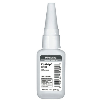 PRODUCTS | Permatex 70350 ZipGrip GPE 30 1 oz. Cyanoacrylate Adhesive