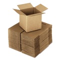Office Jansan | Universal UFS181818 18 in. x 18 in. x 18 in. Regular Slotted Container Cubed Fixed-Depth Shipping Boxes - Brown Kraft (20/Bundle) image number 0