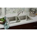 Kitchen Sinks | Elkay DXR25224 Dayton Top Mount 25 in. x 22 in. Single Bowl Sink (Stainless Steel) image number 1