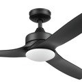 Ceiling Fans | Honeywell 51854-45 52 in. Remote Control Indoor Outdoor Ceiling Fan with Color Changing LED Light - Black image number 1