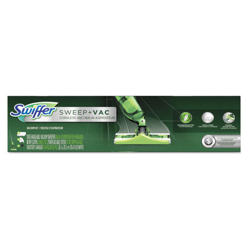 Swiffer 92705KT Sweep and Vacuum Starter Kit with 8 Dry Cloths - (1-Kit) image number 0