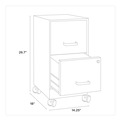 Office Filing Cabinets & Shelves | Alera 26415 Two-Drawer Mobile Vertical File 2 Letter-Size File Drawers 14.25 x 18 x 26.7 - Navy image number 5