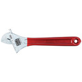 Adjustable Wrenches | Klein Tools D507-10 10 in. Extra Capacity Adjustable Wrench - Transparent Red Handle image number 5