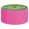 Packing Tapes | Duck 1265016 1.88 in. x 15 yards 3 in. Core Colored Duct Tape - Neon Pink (1-Roll) image number 1