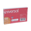  | Universal UNV47210EE 3 in. x 5 in. Ruled Index Cards - White (100/Pack) image number 1