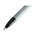 Office Jansan | Universal UNV27420 Fine 0.7 mm Stick Ballpoint Pen - Black Ink, Gray/Black Barrel (1 Dozen) image number 2