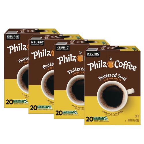 Food Service | Keurig 5000376957 Philtered Soul K Cups - Hazelnut (80/Carton) image number 0