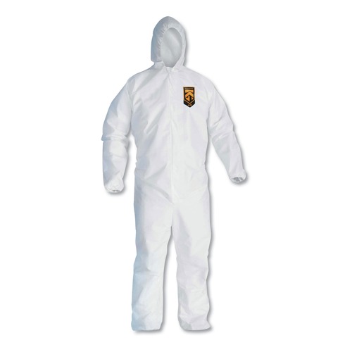 Safety Equipment | Ansell 49115 A20 Breathable Particle Protection Coveralls with Zip Closure - Double Extra Large, White (24/Carton) image number 0