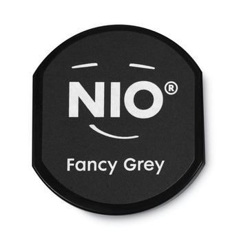 NIO 071519 2.75 in. x 2.75 in. Ink Pad for NIO Stamp with Voucher - Fancy Gray