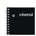 Office Jansan | Universal UNV66634 10.5 in. x 8 in. 1-Subject Quadrille Rule Wirebound Notebook - Assorted Cover Colors (4/Pack) image number 3