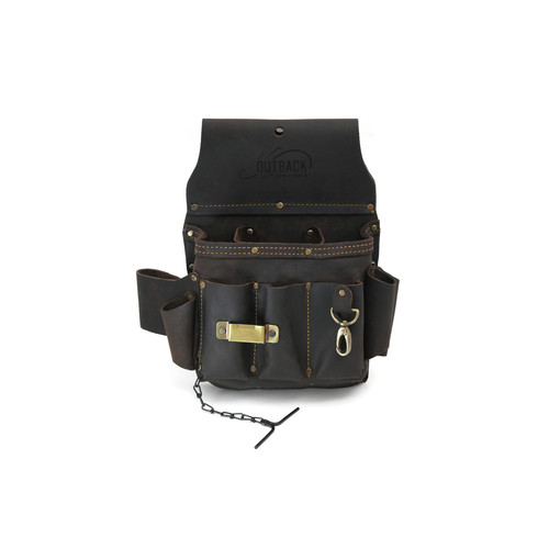 Tool Belts | OX Tools OX-P263402 Pro Series Oil-Tanned Leather Electrician's Pouch image number 0