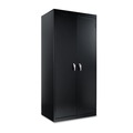  | Alera CM7824BK 36 in. x 78 in. x 24 in. Assembled High Storage Cabinet with Adjustable Shelves - Black image number 0