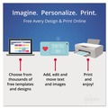  | Avery 05919 4.25 in. x 5.5 in. 74 lbs. Inkjet/Laser Printable Postcards - Ivory (100/Pack) image number 4