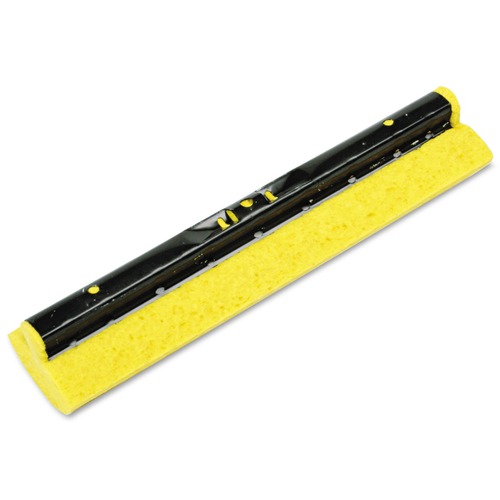 Rubbermaid Commercial FG643600YEL 12 in. Sponge Mop Head Refill for Steel Roller (Yellow) image number 0