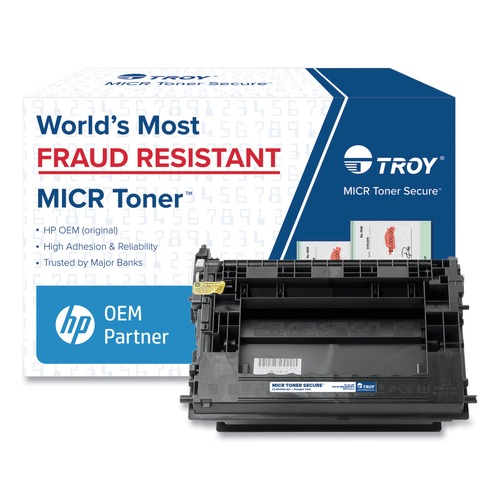 Office Jansan | TROY 02-W1470A-0E1 02W1470A001 147A MICR Toner Secure, Alternative for HP W1470A - Black image number 0