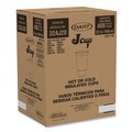 Cutlery | Dart 32AJ20H 32 oz. Horizon Hot/Cold Foam Drinking Cups - Teal/White (400/Carton) image number 4