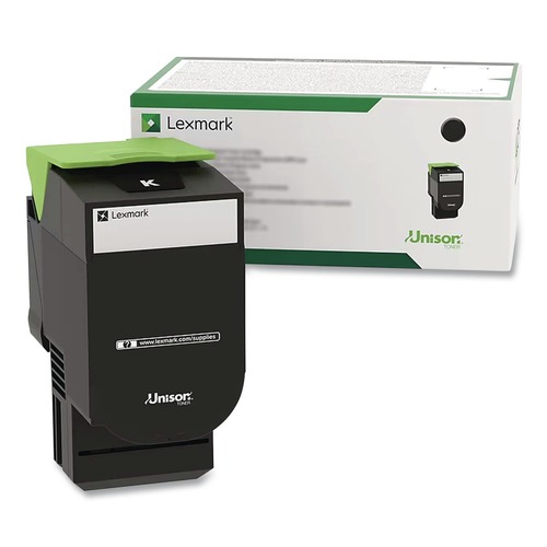 Ink & Toner | Lexmark 70C1HK0 70C1HK0 4,000 Page-Yield Return Program High-Yield Toner - Black image number 0