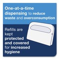 Office Jansan | Tork TC0020 14.5 in. x 17 in. Half-Fold Paper Toilet Seat Cover - White (250/Pack, 20 Packs/Carton) image number 4