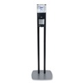 Labor Day Sale! Save $30 off $199! | PURELL 7218-DS ES8 13.5 in. x 5 in. x 28.5 in. 1,200 mL Hand Sanitizer Floor Stand with Dispenser - Graphite/Silver (1/Carton) image number 0