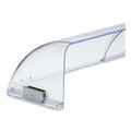 Cleaning & Janitorial Supplies | Deflecto 50 3.87 in. x 9 in. x 2.75 in. Premium Unbreakable Air Deflector - Clear image number 2
