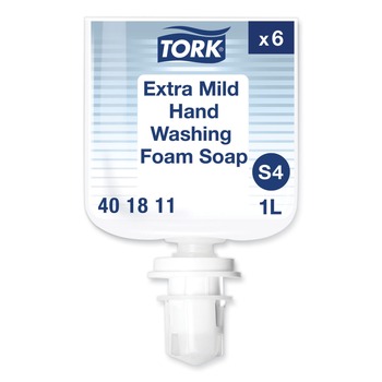 Tork 401811 1L Refill Unscented Extra Mild Foam Soap (6/Carton)
