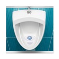 Odor Control | Boardwalk BWKNUS Green Apple Fragrance Urinal Screen with Non-Para Cleaner Block (12/Box) image number 6