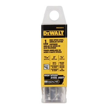 Dewalt 15/16 in. x 2 in. High Speed Steel Annular Cutter 3/4 in. Weldon