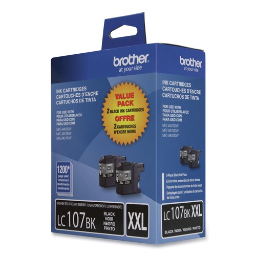 Office Jansan | Brother LC1072PKS 1200 Page-Yield LC1072PKS Innobella Super High-Yield Ink - Black (2/Pack) image number 0