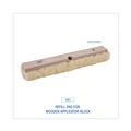 Just Launched | Boardwalk BWK4516 16 in. Lambswool Mop Head Applicator Refill Pad - White image number 4