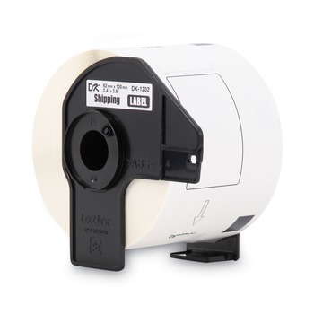 Brother 2.4 in. x 3.9 in. Die-Cut Shipping Labels - White (1-Roll)