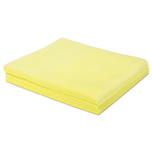 Cleaning & Janitorial Supplies | Boardwalk BWK-DSMFPY 18 in. x 24 in. Dust Cloths - Yellow (50/Bag, 10 Bags/Carton) image number 0