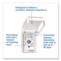 Odor Control | Tork 256021 Constant 3.93 in. x 4.72 in. x 5.98 in. Air Freshener Dispenser - White (6/Carton) image number 3
