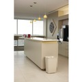Trash & Waste Bins | Rubbermaid Commercial FG254400BEIG 10 Gallon Fiberglass Wastebasket - Beige image number 5