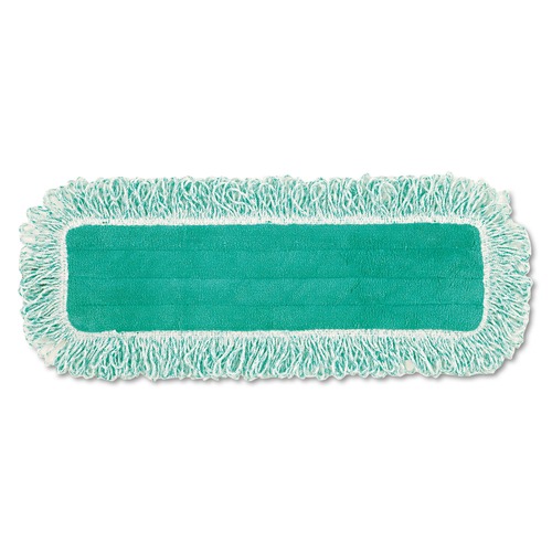 Cleaning Cloths | Rubbermaid Commercial FGQ41800GR00 18 in. Microfiber Dust Pad with Fringe (Green) image number 0