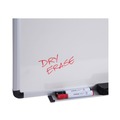 Office Jansan | Universal UNV43724 48 in. x 36 in. Modern Melamine Dry Erase Board with Aluminum Frame - White Surface image number 1