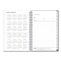 Calendars & Planners | Blue Sky BLS101579 8 in. x 5 in. 12-Month (Jan-Dec 2026) Lindley Weekly/Monthly Planner - White/Blue/Green Cover image number 4