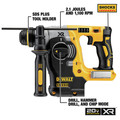 Rotary Hammers | Dewalt DCH273B 20V MAX XR Brushless Lithium-Ion 1 in. Cordless SDS Plus L-Shape Rotary Hammer (Tool Only) image number 1